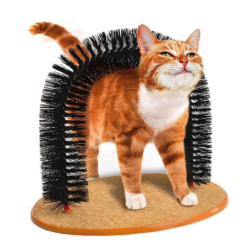 Katze Bogen Pflege Bürste, Schwarz für Haustiere und Zuhause – Detailansicht 10