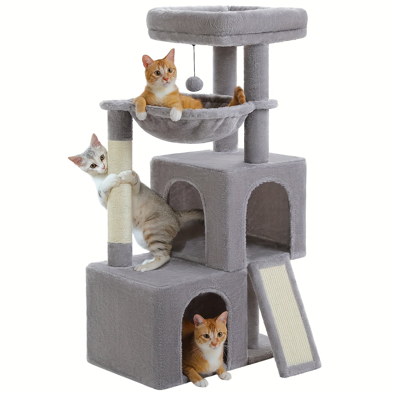Katzen-Kratzbaum, 104cm für Haustiere und Zuhause – Detailansicht 7