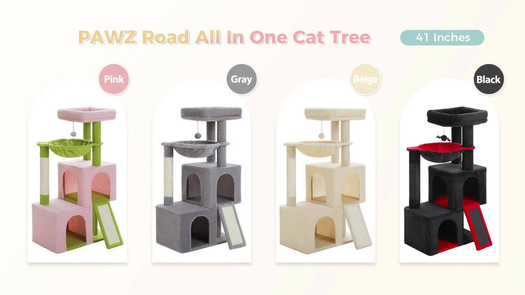 Katzen-Kratzbaum, 104cm für Haustiere und Zuhause – Detailansicht 11