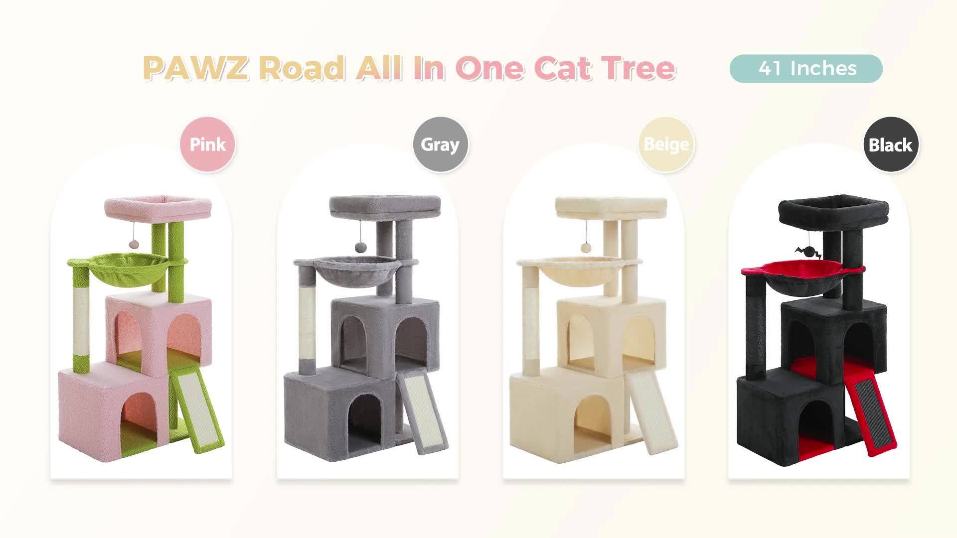 Katzen-Kratzbaum, 104cm für Haustiere und Zuhause – Detailansicht 11