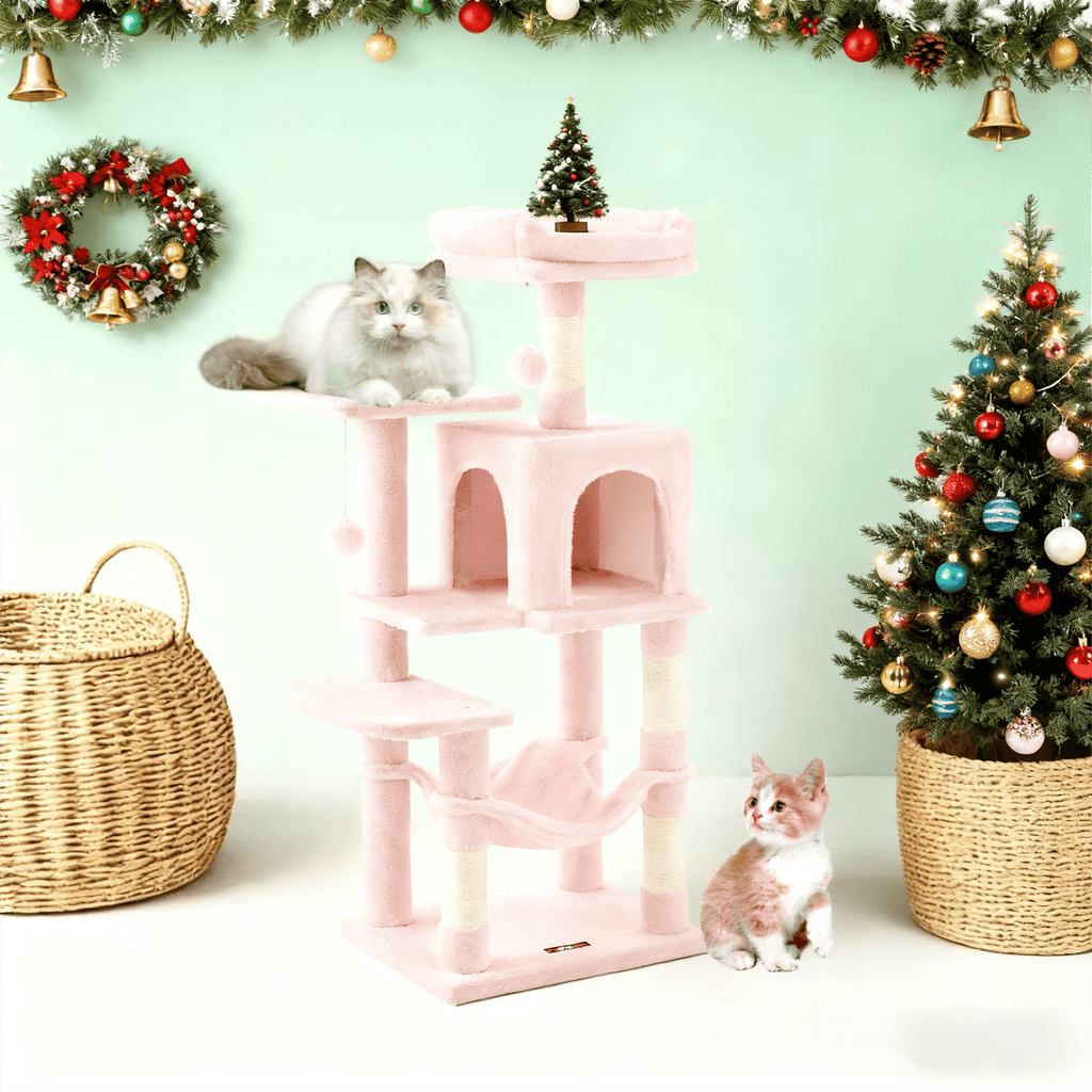 Katzen-Kratzbaum, 112 cm für Haustiere und Zuhause – Detailansicht 20