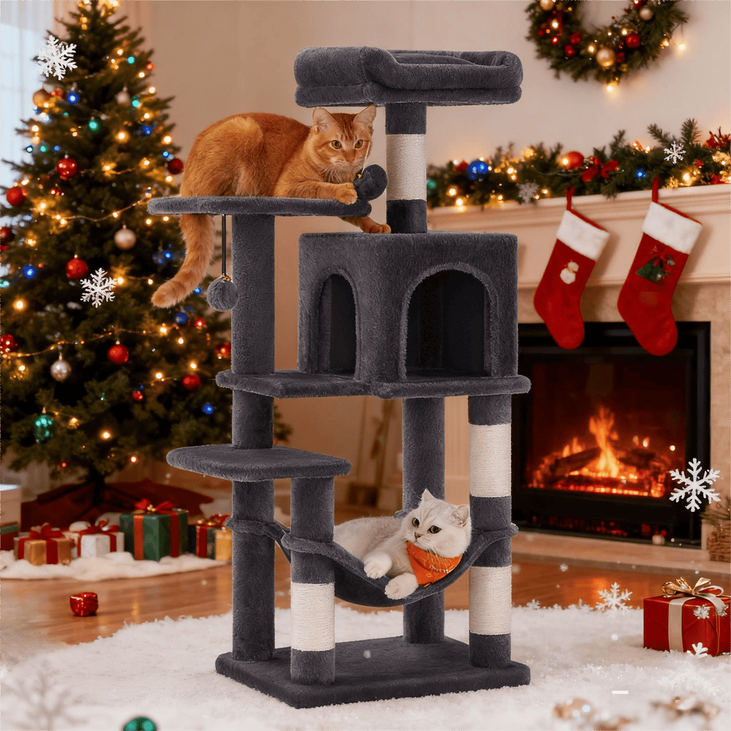 Katzen-Kratzbaum, 112 cm für Haustiere und Zuhause – Detailansicht 28