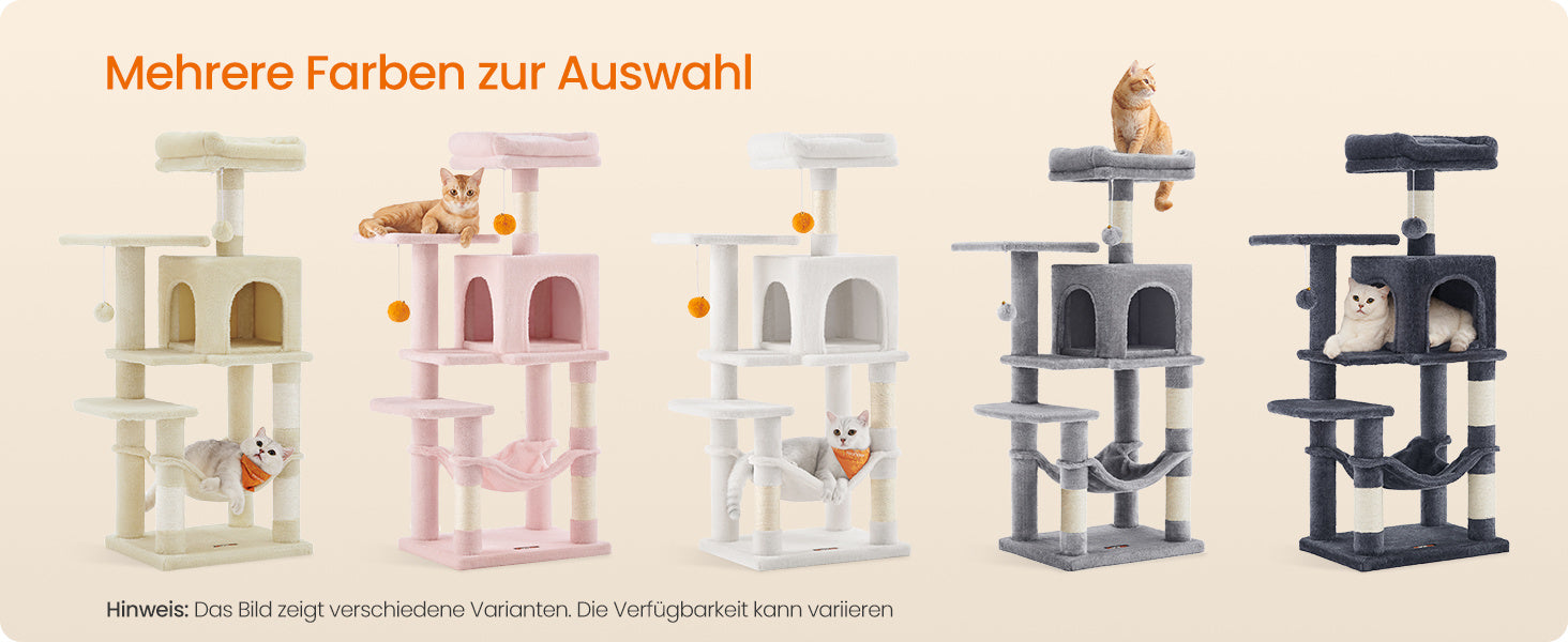 Katzen-Kratzbaum, 112 cm für Haustiere und Zuhause – Detailansicht 31