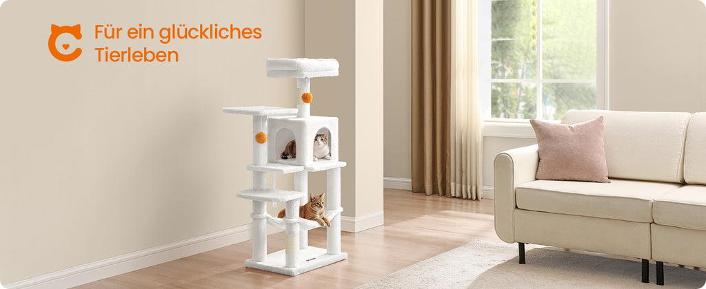 Katzen-Kratzbaum, 112 cm für Haustiere und Zuhause – Detailansicht 33