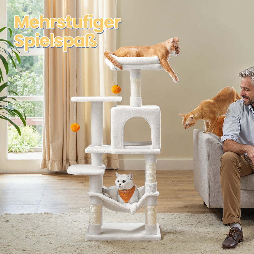 Katzen-Kratzbaum, 112 cm für Haustiere und Zuhause – Detailansicht 37