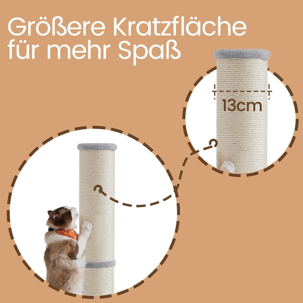 Katzen-Kratzbaum, 13 cm für Haustiere und Zuhause – Detailansicht 2