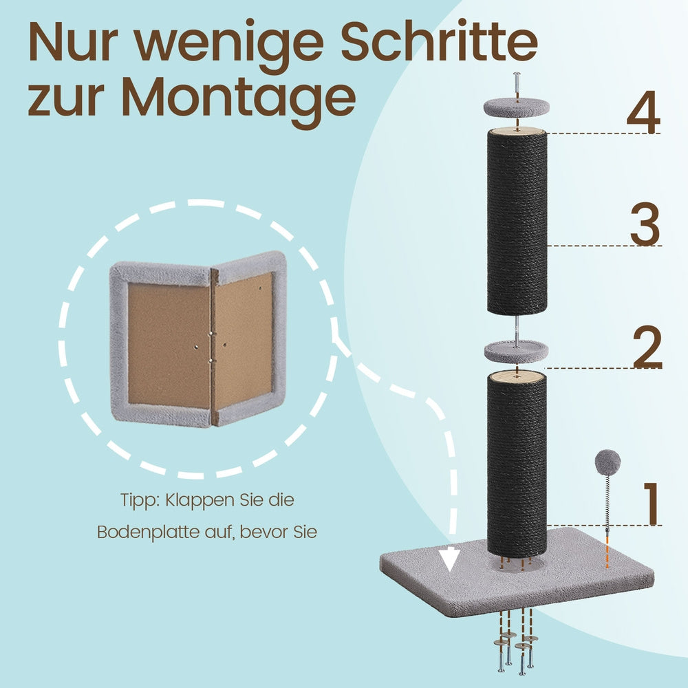 Katzen-Kratzbaum, 13 cm für Haustiere und Zuhause – Detailansicht 10