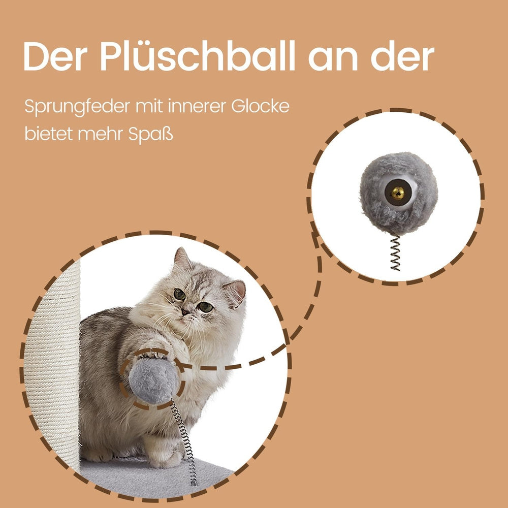 Katzen-Kratzbaum, 13 cm für Haustiere und Zuhause – Detailansicht 14