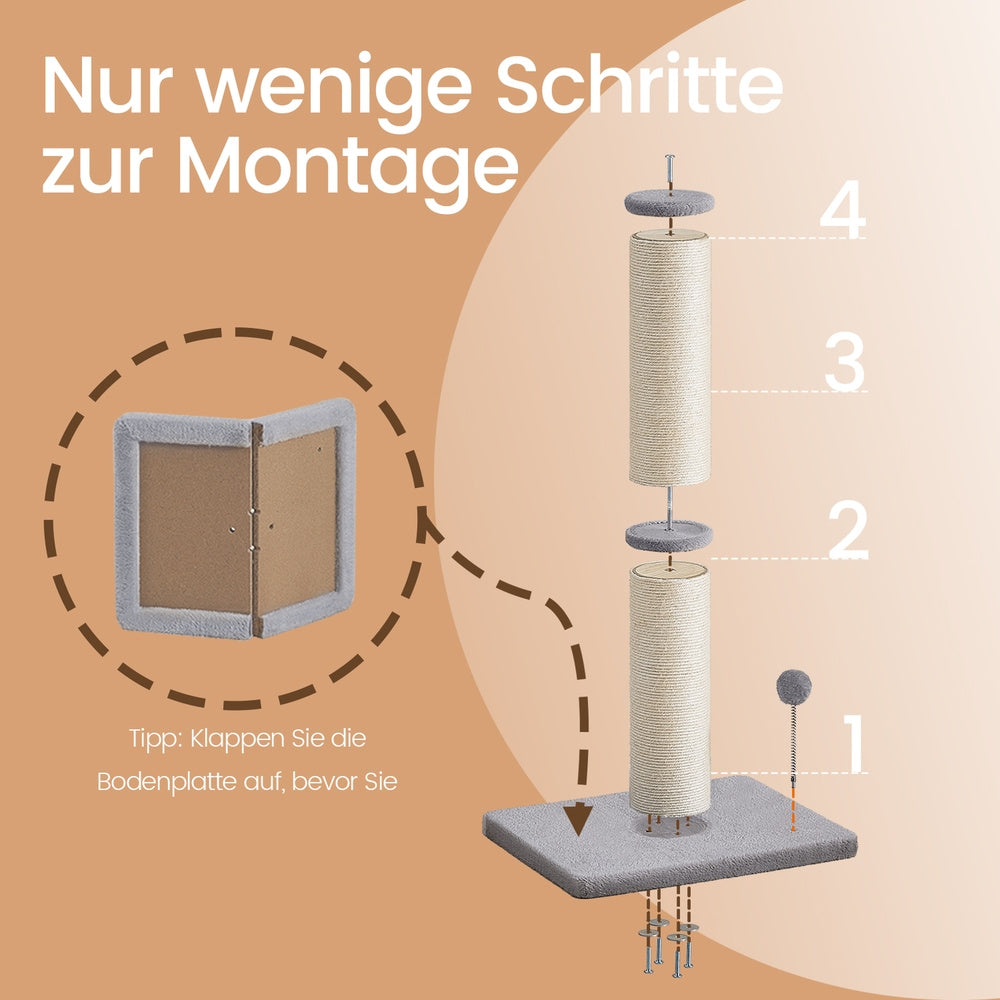 Katzen-Kratzbaum, 13 cm für Haustiere und Zuhause – Detailansicht 15