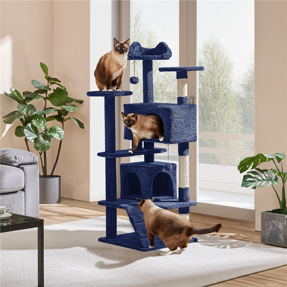 Katzen-Kratzbaum, 138 cm für Haustiere und Zuhause – Detailansicht 6