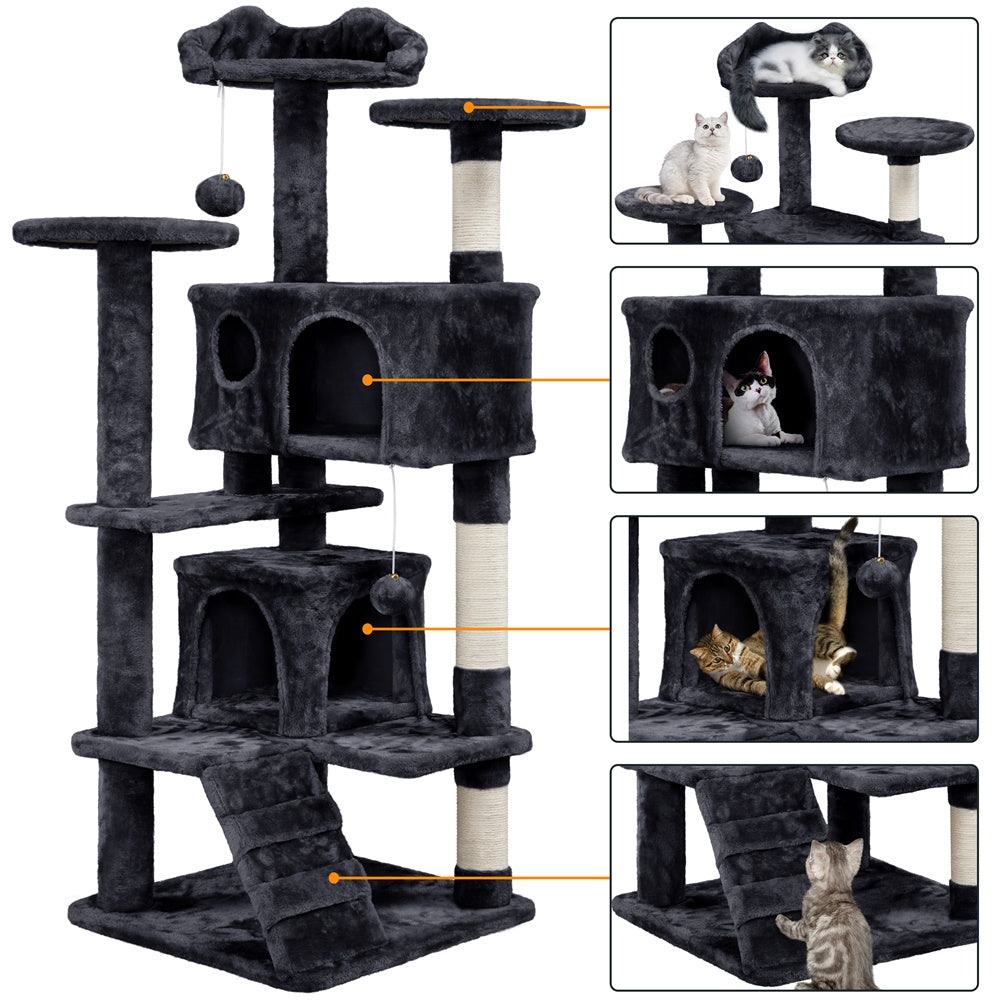 Katzen-Kratzbaum, 138 cm für Haustiere und Zuhause – Detailansicht 13