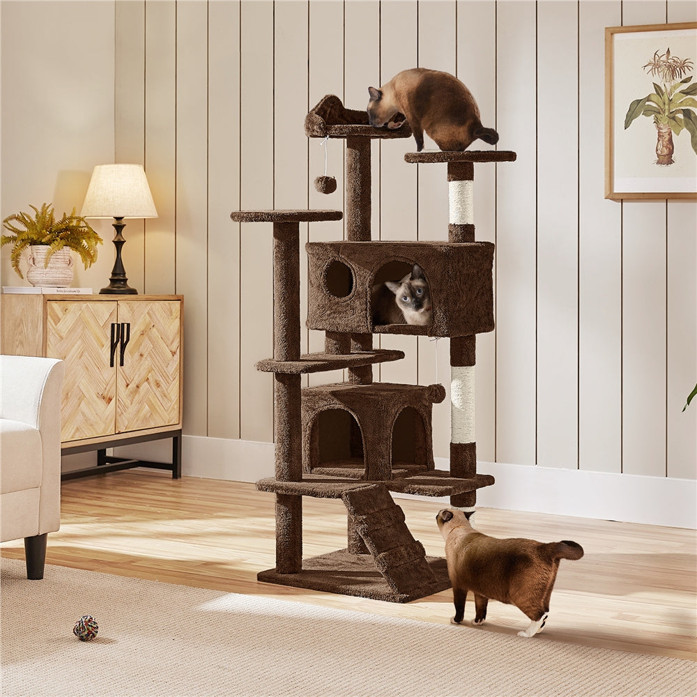 Katzen-Kratzbaum, 138 cm für Haustiere und Zuhause – Detailansicht 24