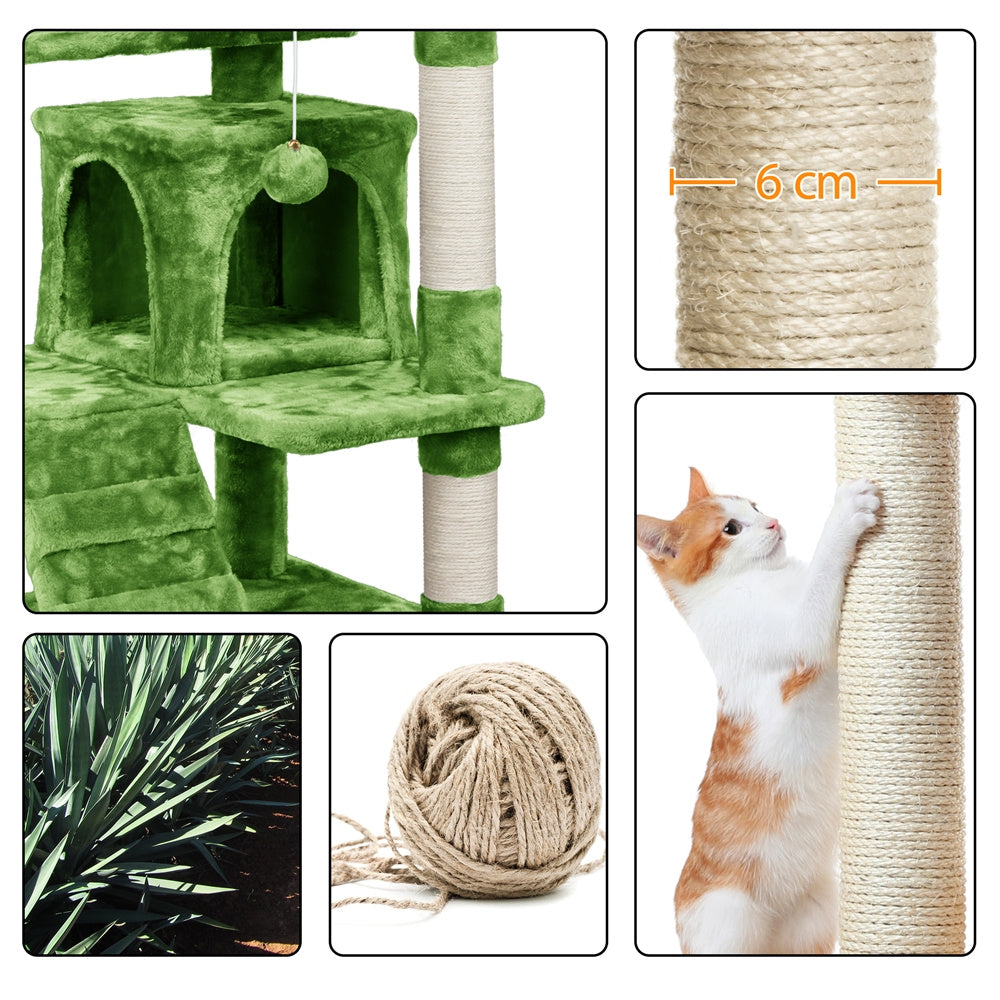 Katzen-Kratzbaum, 138 cm für Haustiere und Zuhause – Detailansicht 34