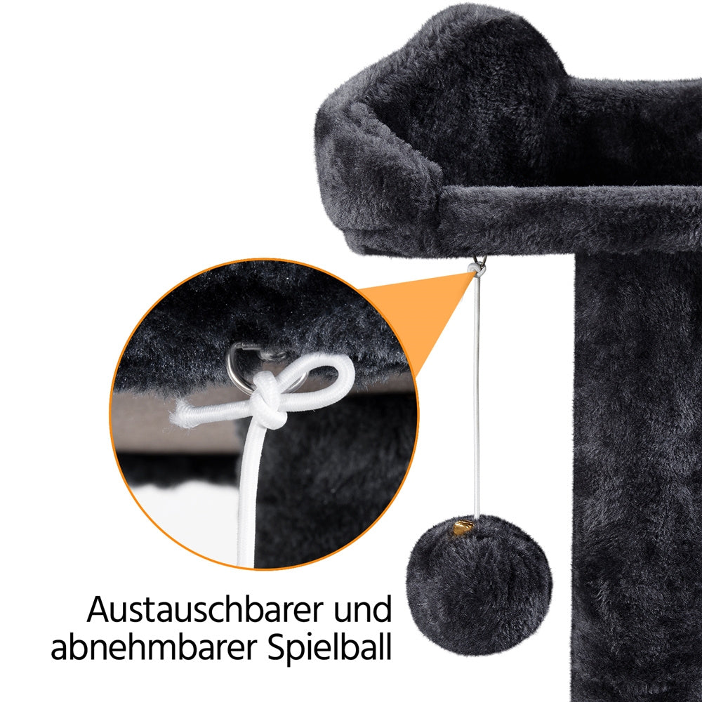 Katzen-Kratzbaum, 138 cm für Haustiere und Zuhause – Detailansicht 37