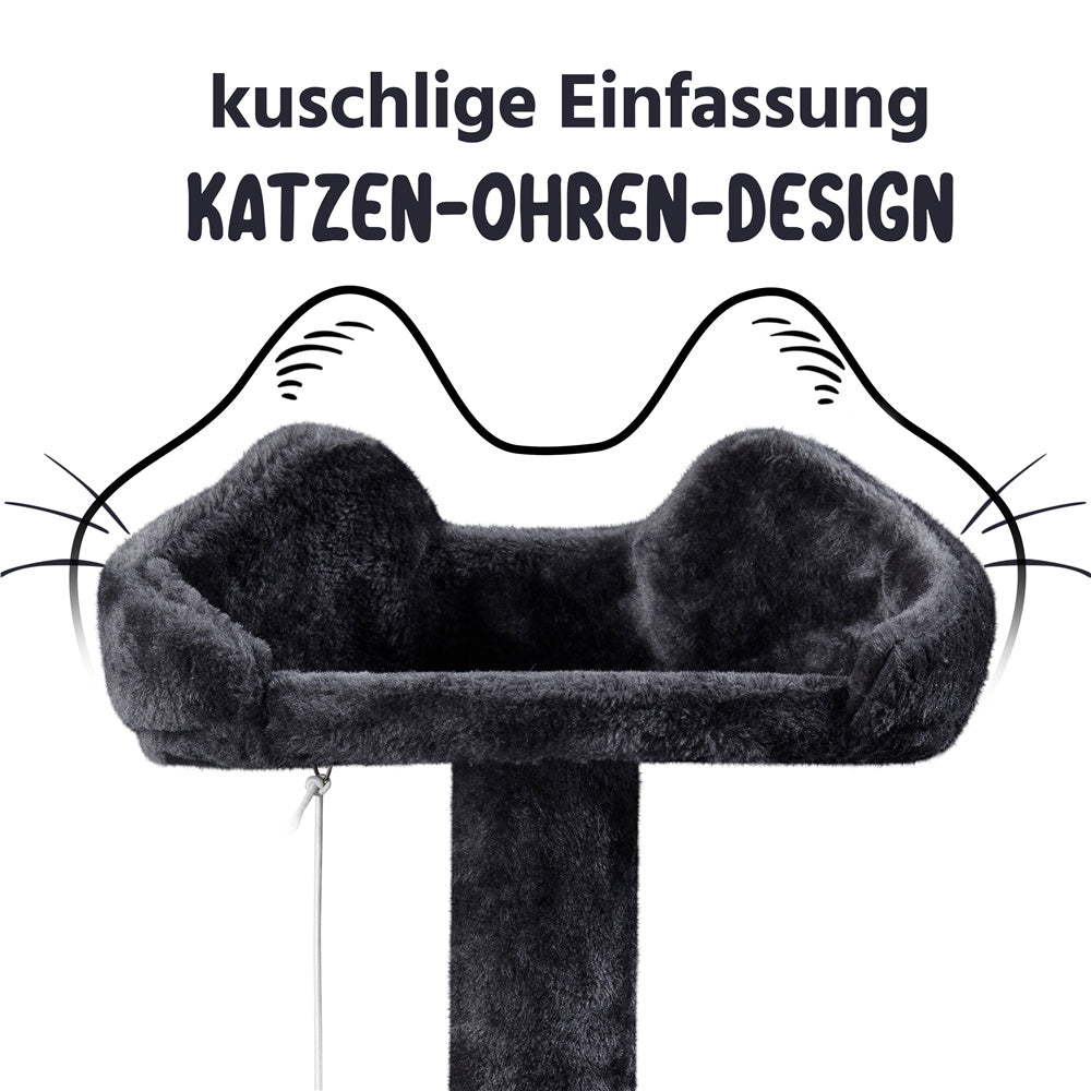 Katzen-Kratzbaum, 138 cm für Haustiere und Zuhause – Detailansicht 38