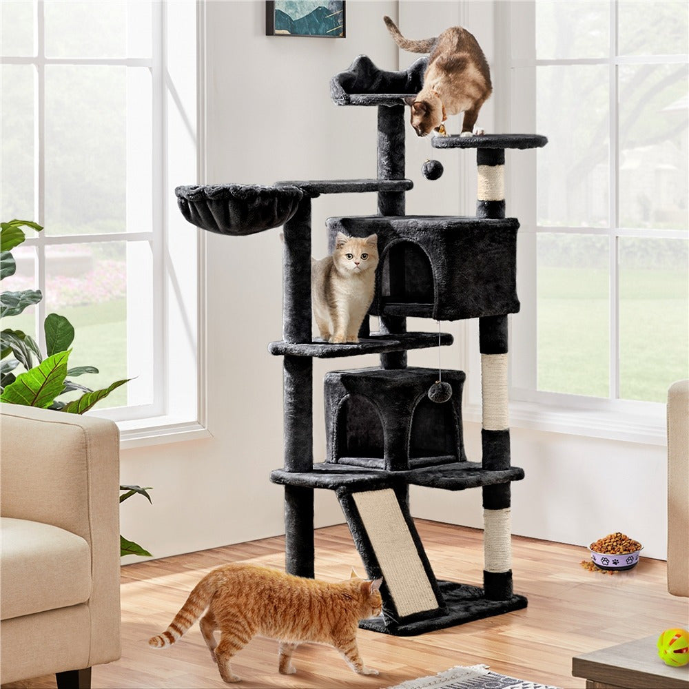 Katzen-Kratzbaum, 145 cm für Haustiere und Zuhause – Detailansicht 6