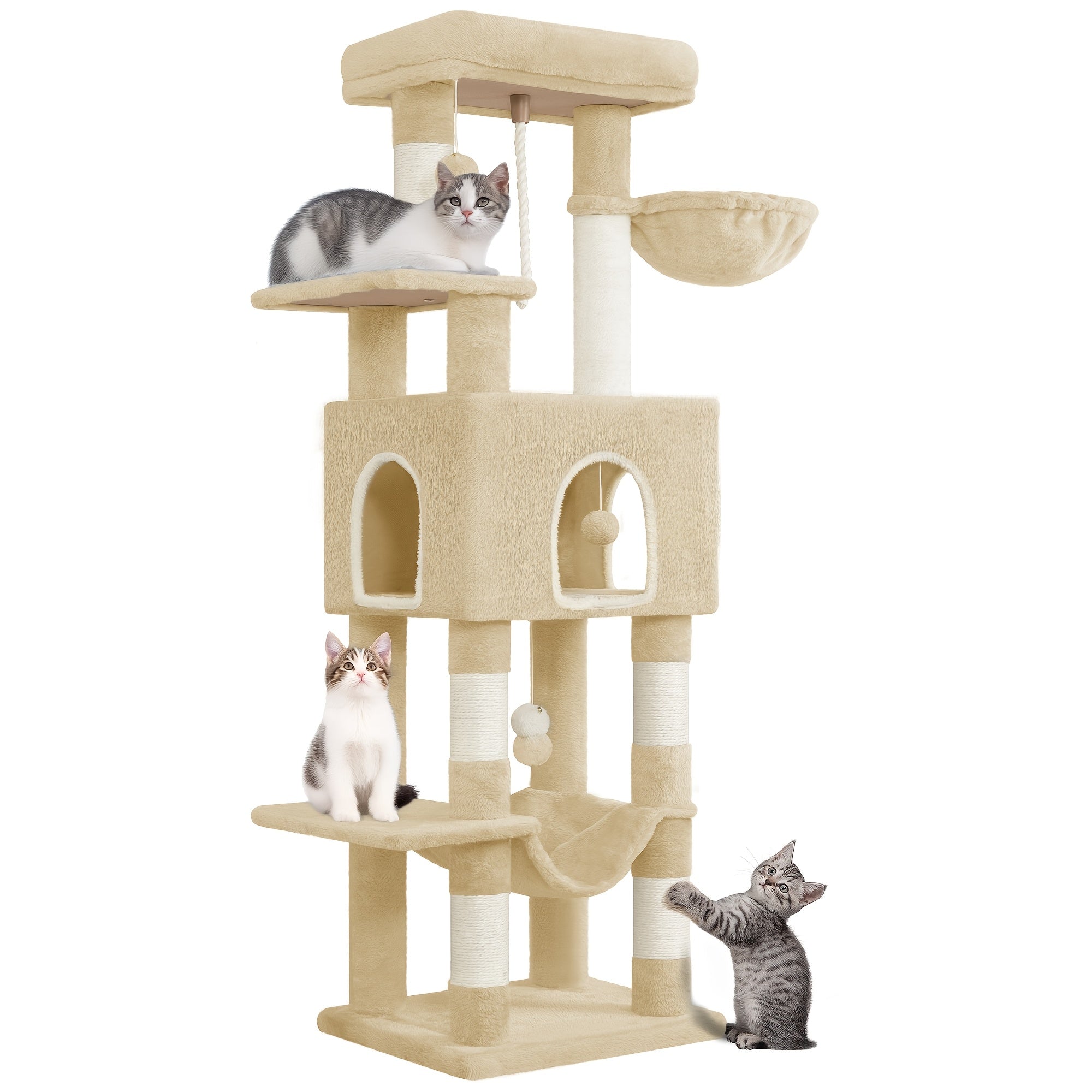 Katzen-Kratzbaum, 149cm für Haustiere und Zuhause – Detailansicht 3