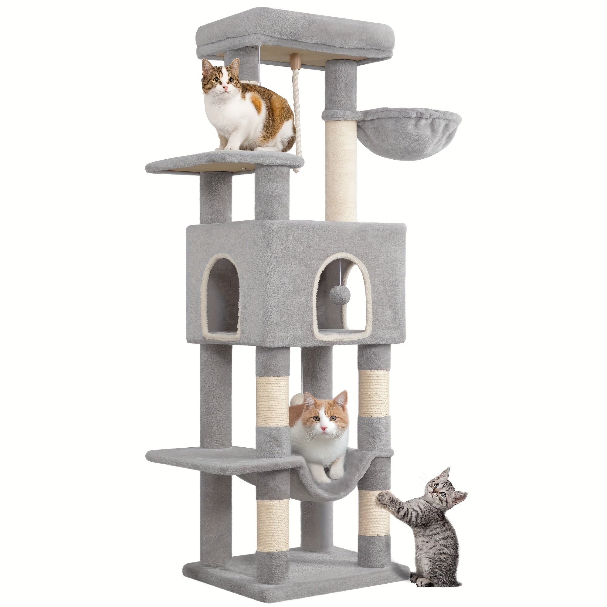 Katzen-Kratzbaum, 149cm für Haustiere und Zuhause – Detailansicht 9