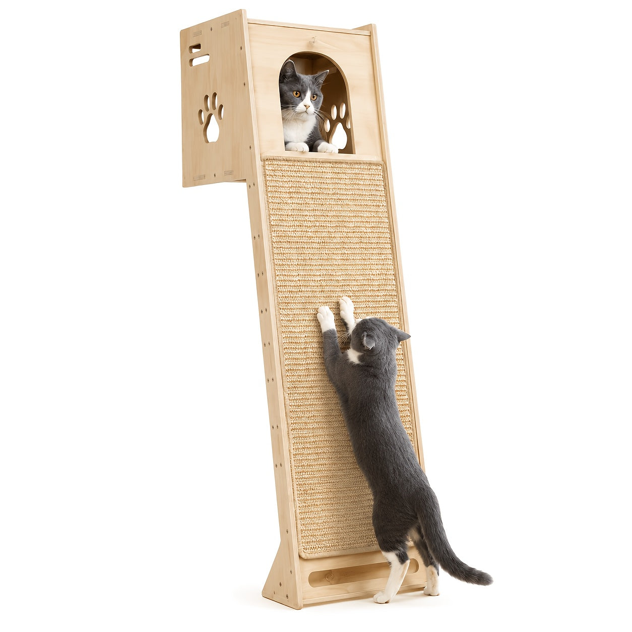 Katzen-Kratzbaum, 150 cm für Wohnzimmer – Detailansicht 7