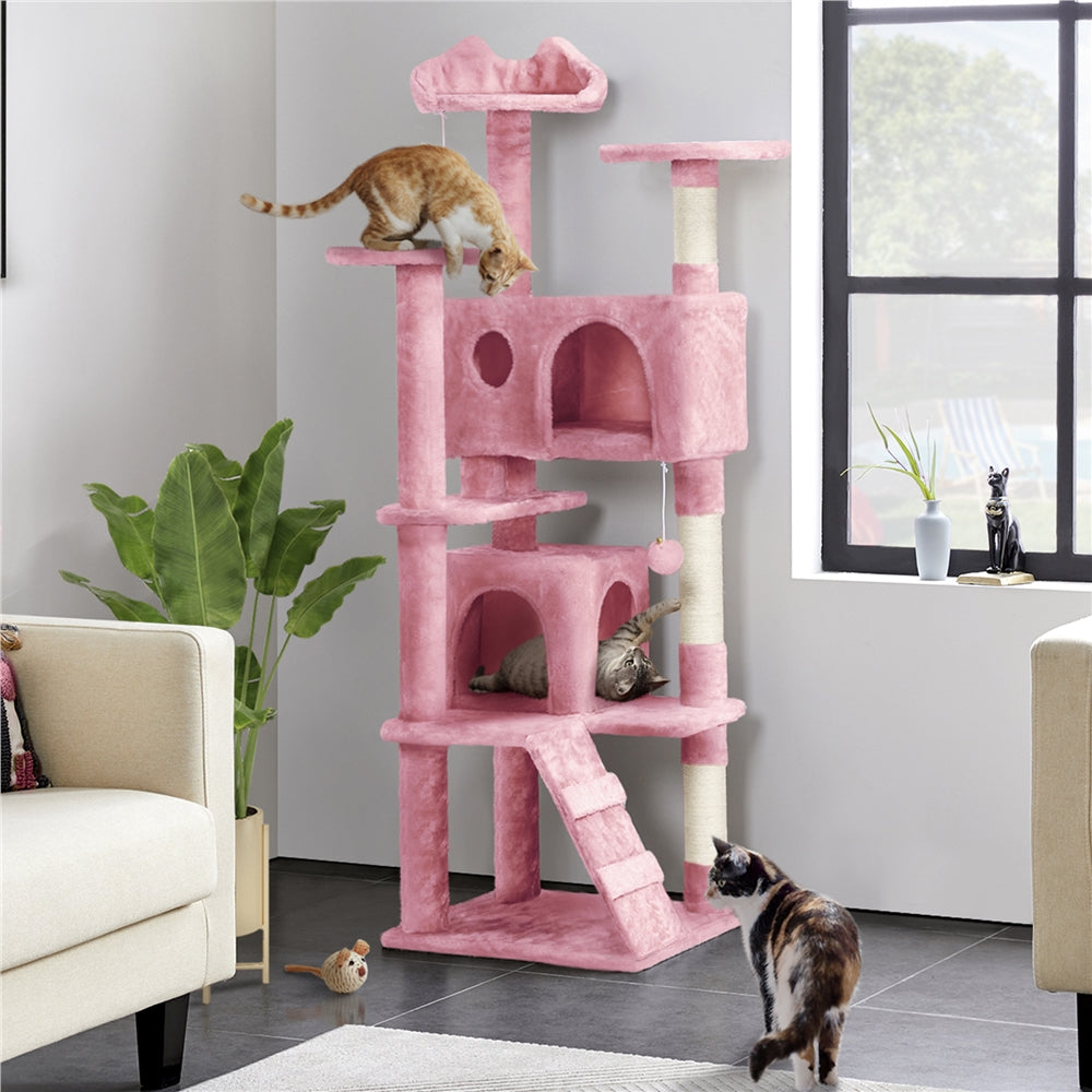 Katzen-Kratzbaum, 158 cm für Haustiere und Zuhause – Detailansicht 8