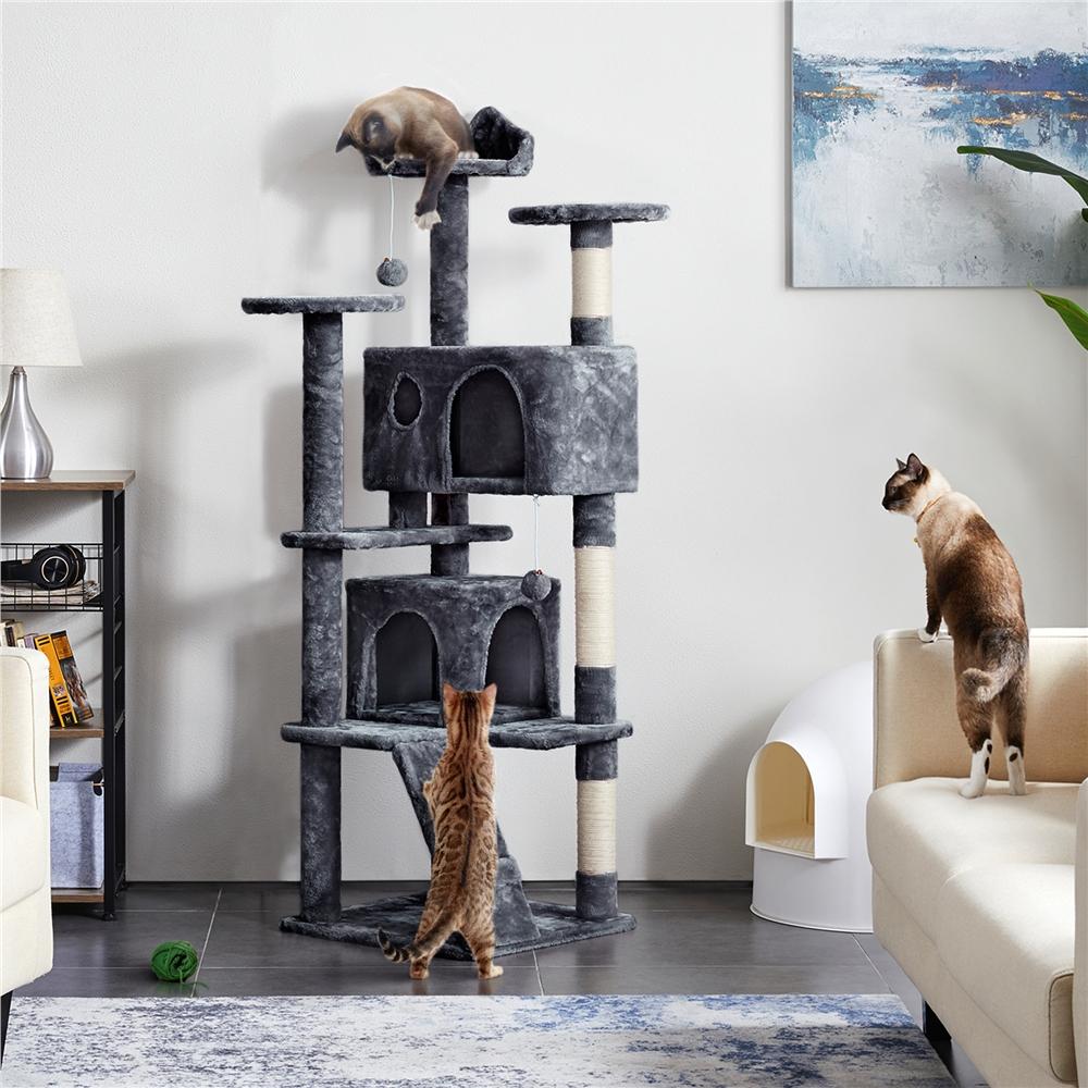 Katzen-Kratzbaum, 158 cm für Haustiere und Zuhause – Detailansicht 12