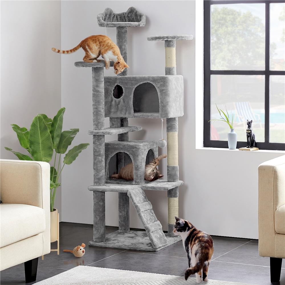 Katzen-Kratzbaum, 158 cm für Haustiere und Zuhause – Detailansicht 13