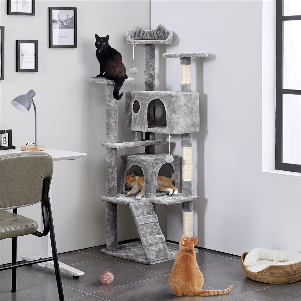 Katzen-Kratzbaum, 158 cm für Haustiere und Zuhause – Detailansicht 15