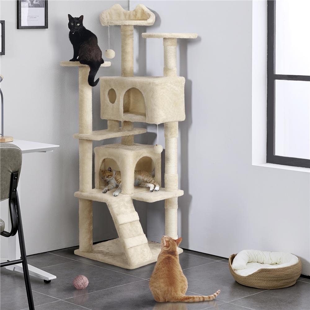 Katzen-Kratzbaum, 158 cm für Haustiere und Zuhause – Detailansicht 20