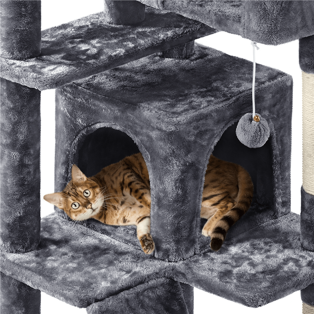 Katzen-Kratzbaum, 158 cm für Haustiere und Zuhause – Detailansicht 29