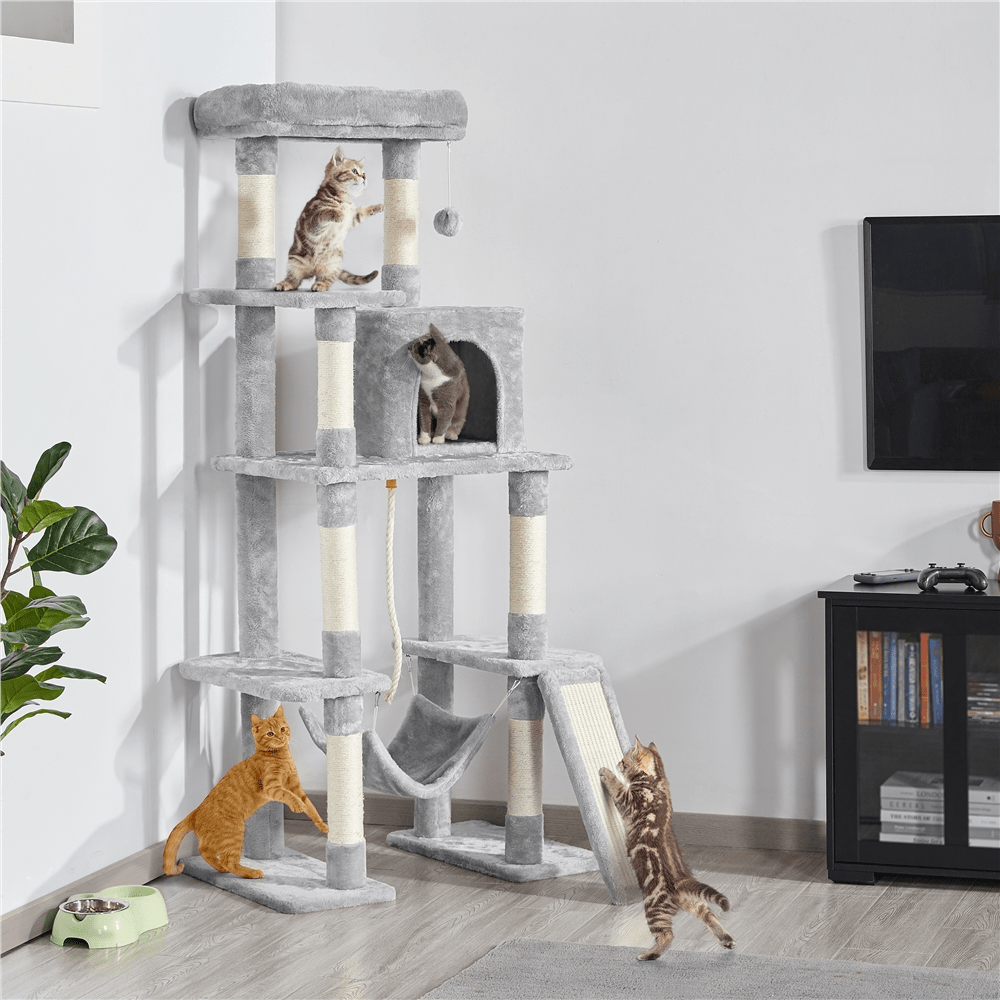 Katzen-Kratzbaum, 160cm für Haustiere und Zuhause – Hauptansicht