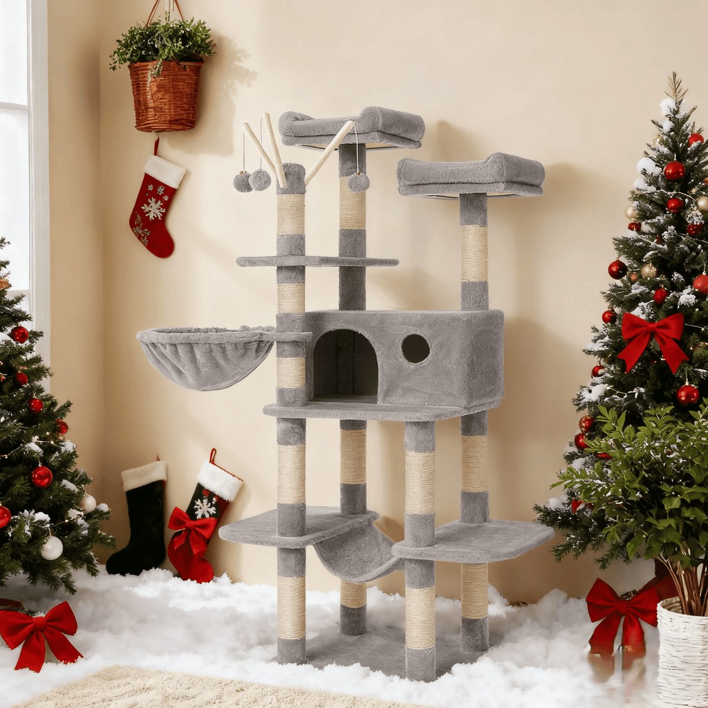 Katzen-Kratzbaum, 164cm für Haustiere und Zuhause – Hauptansicht