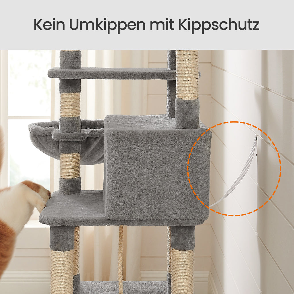 Katzen-Kratzbaum, 164cm für Haustiere und Zuhause – Detailansicht 3