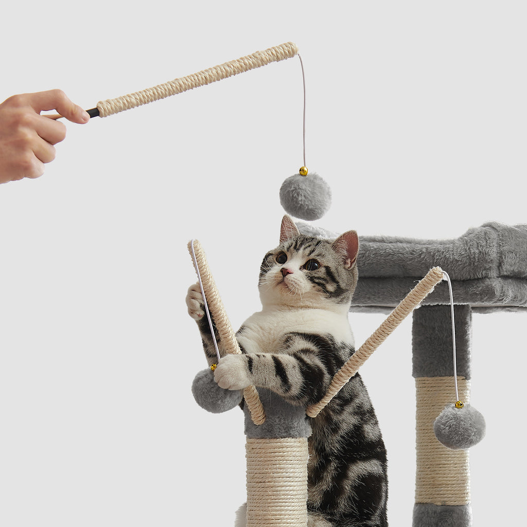 Katzen-Kratzbaum, 164cm für Haustiere und Zuhause – Detailansicht 5