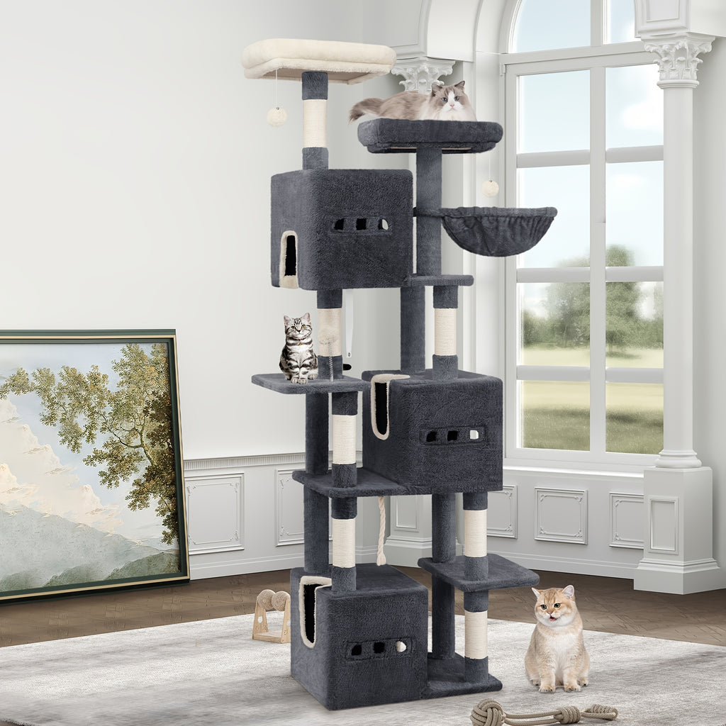 Katzen-Kratzbaum, 193 cm für Haustiere und Zuhause – Detailansicht 3