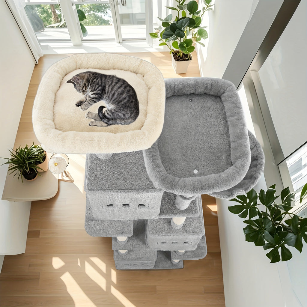 Katzen-Kratzbaum, 193 cm für Haustiere und Zuhause – Detailansicht 5