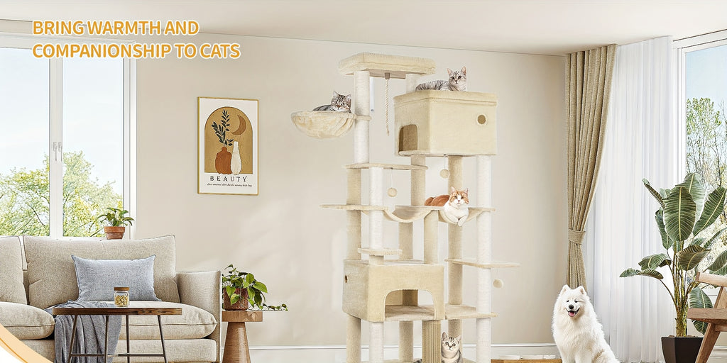 Katzen-Kratzbaum, 200cm für Haustiere und Zuhause – Detailansicht 3
