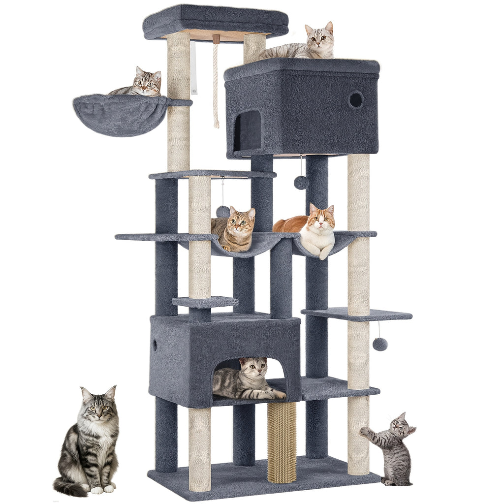 Katzen-Kratzbaum, 200cm für Schlafzimmer und Bett – Detailansicht 2