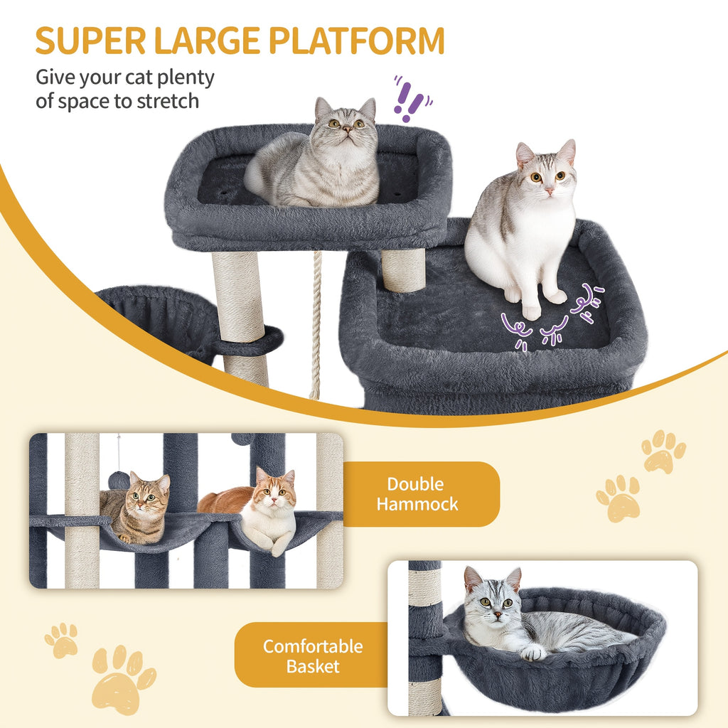 Katzen-Kratzbaum, 200cm für Schlafzimmer und Bett – Detailansicht 8
