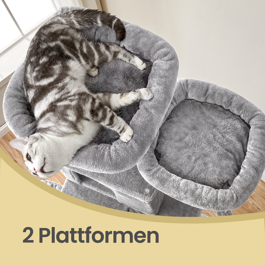 Katzen-Kratzbaum, 206 cm für Haustiere und Zuhause – Detailansicht 20