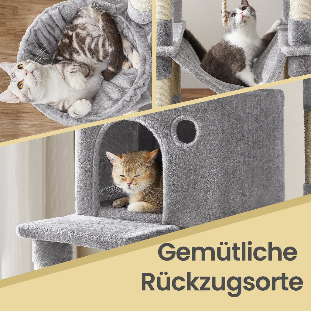 Katzen-Kratzbaum, 206 cm für Haustiere und Zuhause – Detailansicht 22