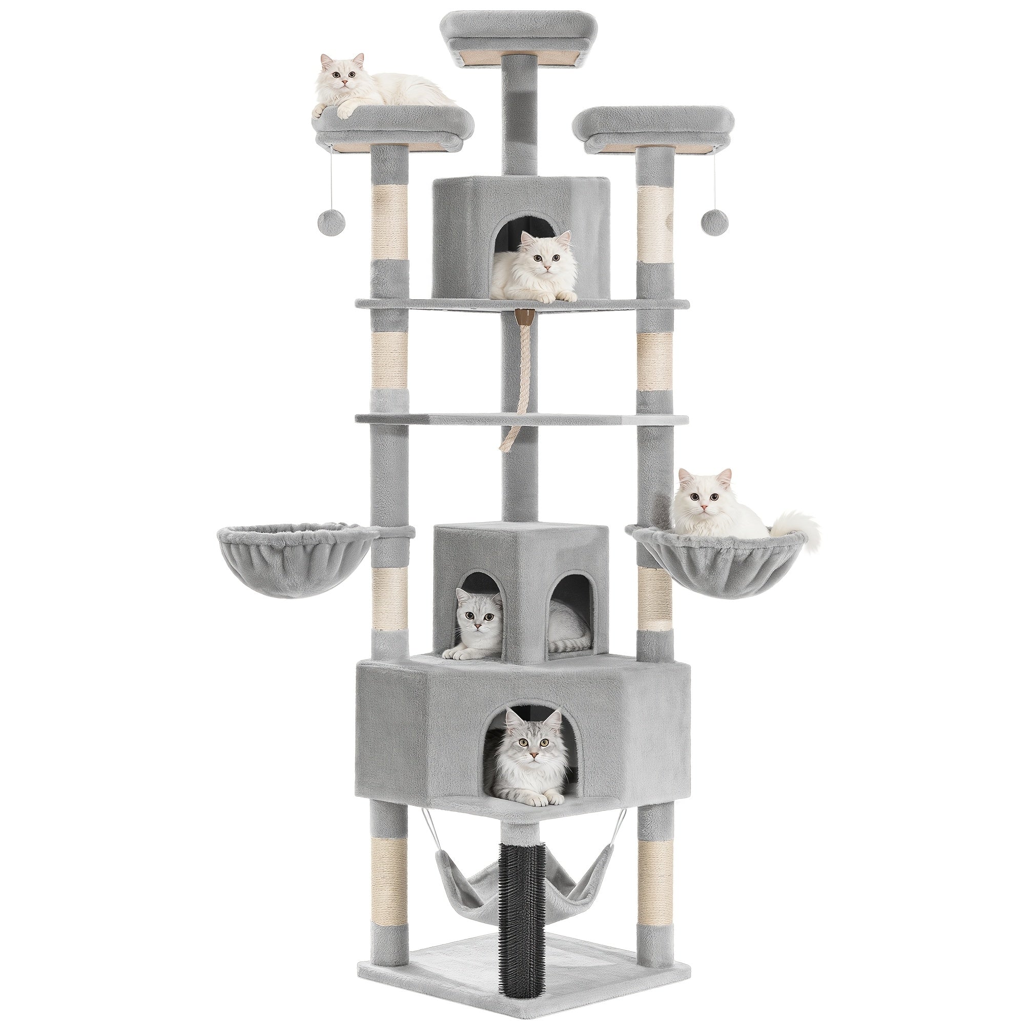Katzen-Kratzbaum, 220 cm für Haustiere und Zuhause – Detailansicht 9