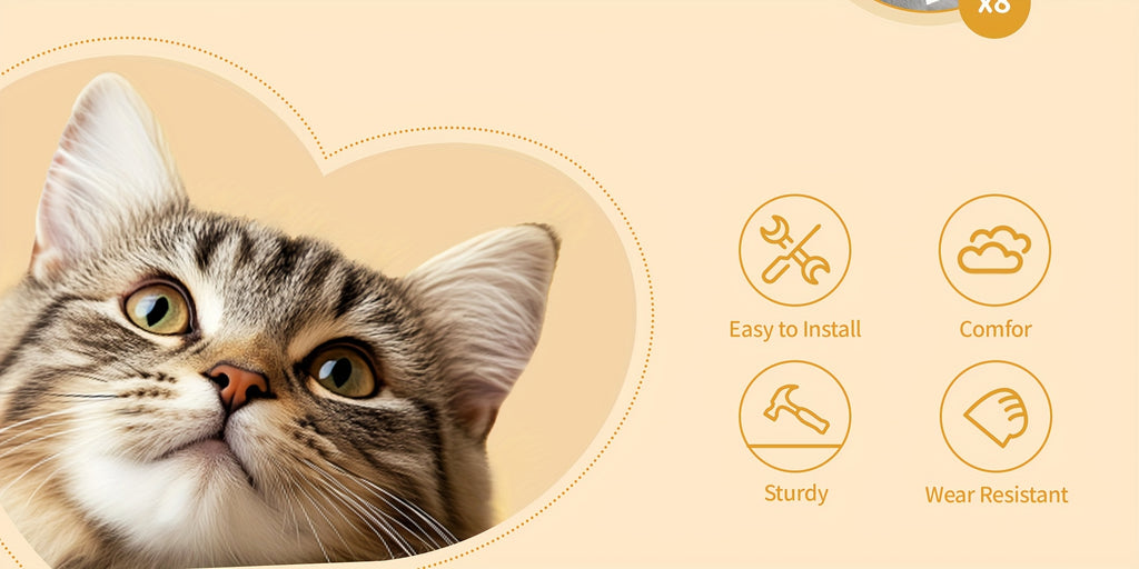 Katzen-Kratzbaum, 3 Plattformen für Zuhause und Katzen verschiedener Größen – Detailansicht 16