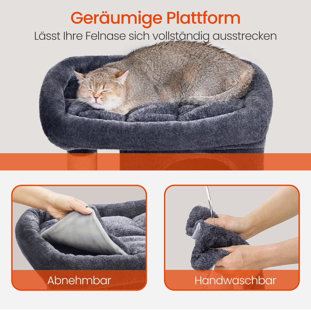 Katzen-Kratzbaum, 74 cm für Zuhause – Detailansicht 10