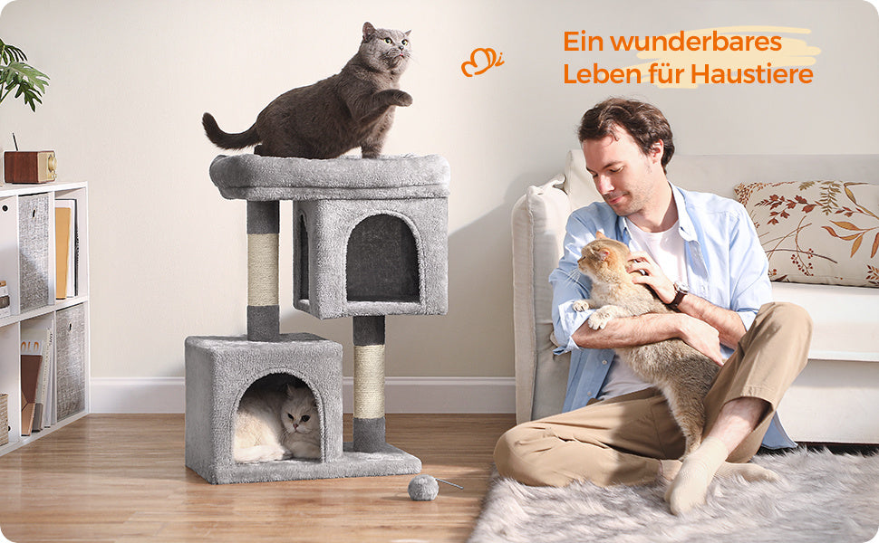 Katzen-Kratzbaum, 74 cm für Zuhause – Detailansicht 19