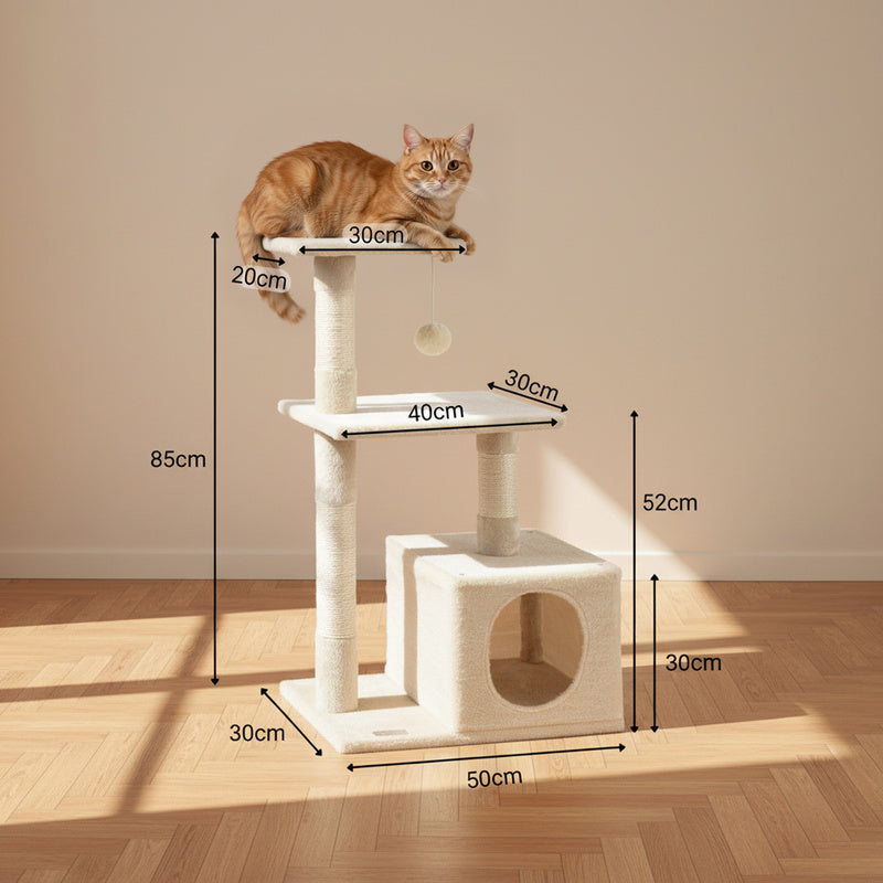 Katzen-Kratzbaum, 85 cm für Haustiere und Zuhause – Detailansicht 5