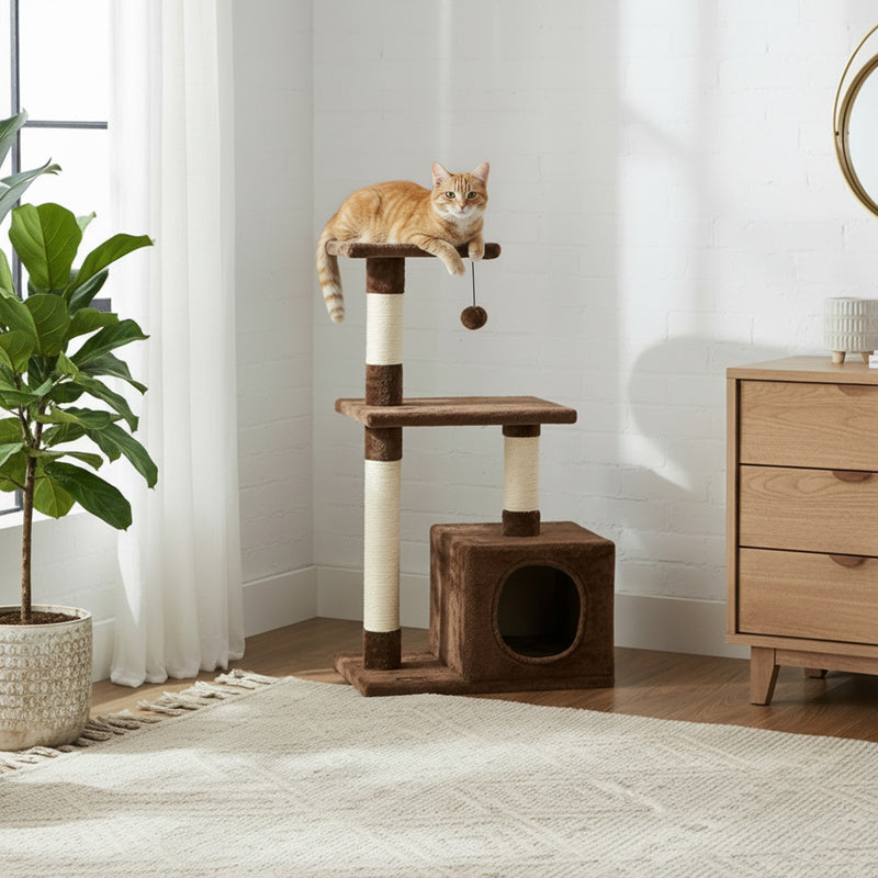 Katzen-Kratzbaum, 85 cm für Haustiere und Zuhause – Detailansicht 6