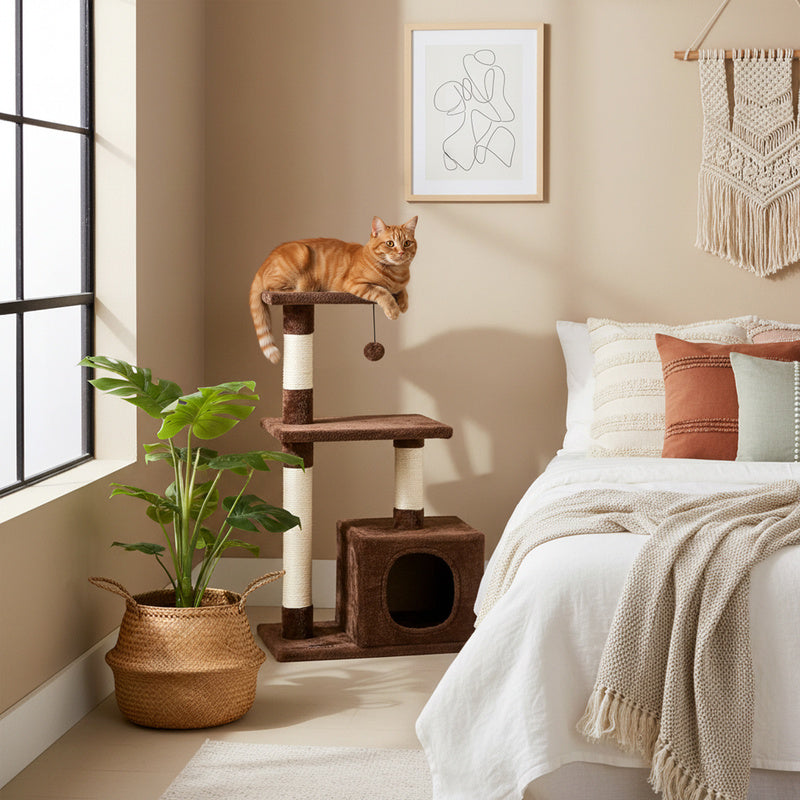 Katzen-Kratzbaum, 85 cm für Haustiere und Zuhause – Detailansicht 7