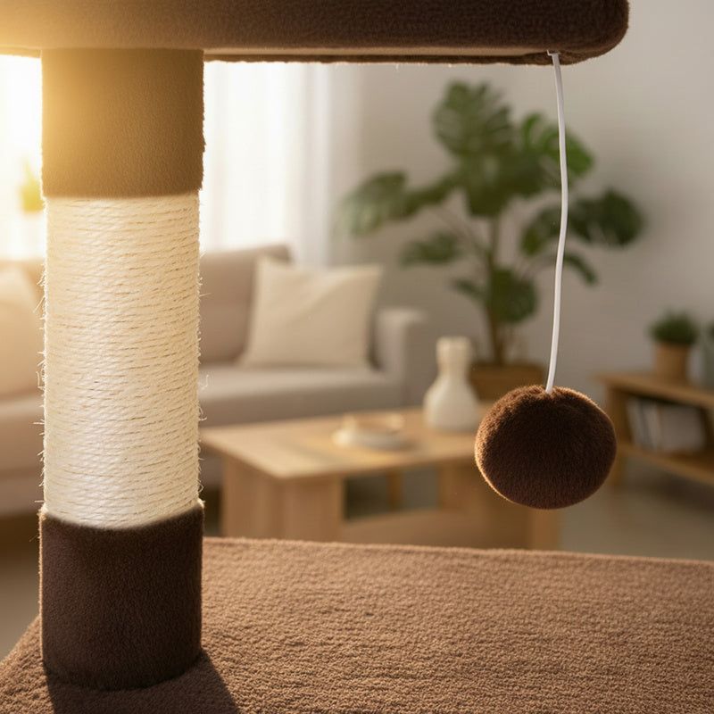 Katzen-Kratzbaum, 85 cm für Haustiere und Zuhause – Detailansicht 8