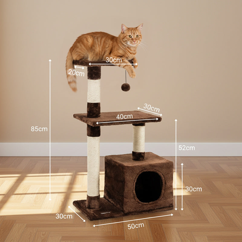 Katzen-Kratzbaum, 85 cm für Haustiere und Zuhause – Detailansicht 10