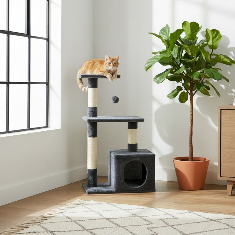 Katzen-Kratzbaum, 85 cm für Haustiere und Zuhause – Detailansicht 11